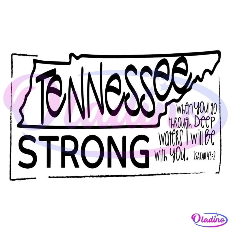 Vintage Tennessee Strong Hurricane Season 2024 SVG