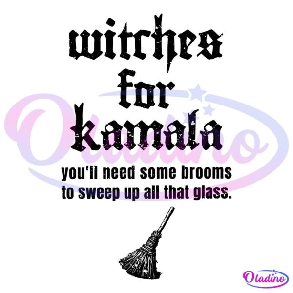 Witches For Kamala Funny Haloween 2024 Kamala Harris Election SVG