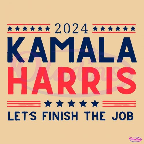 2024 Kamala Harris Complete the Task with SVG