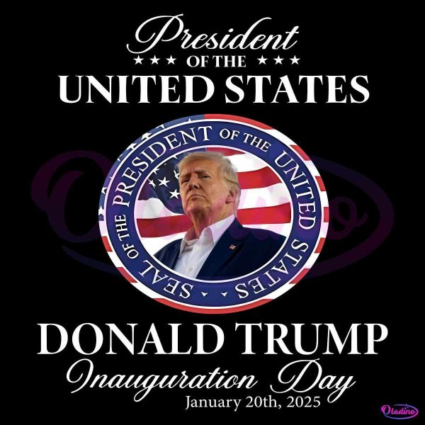 47Th President Donald Trump Inauguration Day 2025 PNG