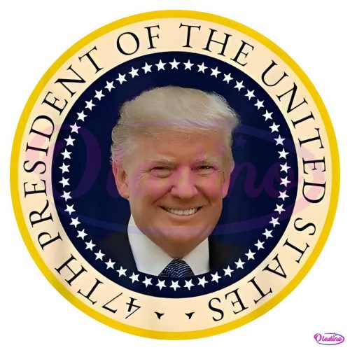 47Th President Of The United States Trump Won PNG