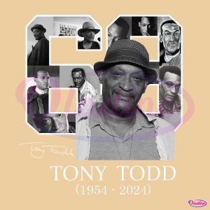 69 Tony Todd Signature 1954 2024 Rest In Peace PNG