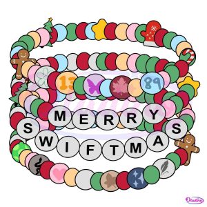 Bracelet Merry Swiftmas Christmas Taylor Swift Album SVG