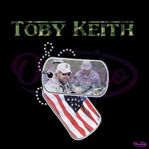 Camo Toby Keith Never Apologize Dog Tag