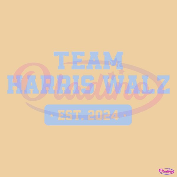 Charming Harris Walz Team Established Nov 24 SVG