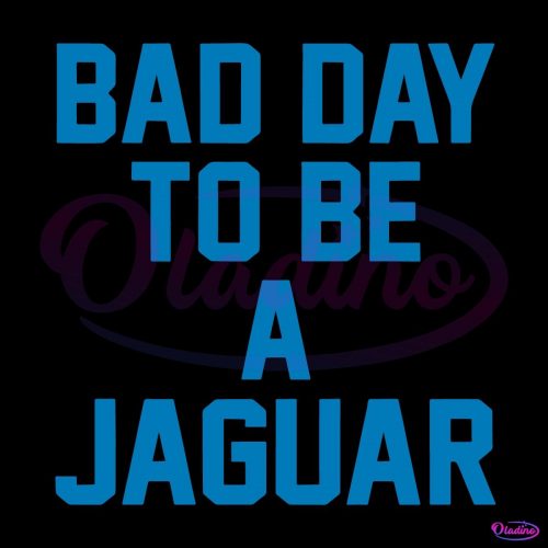 Dan Campbell Bad Day To Be A Jaguar SVG