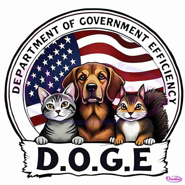 Department Of Government Efficiency Doge Pet Lovers PNG