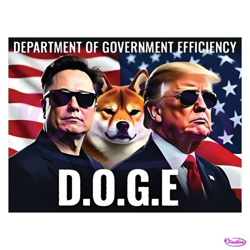 Department Of Government Efficiency Trump Musk Doge PNG