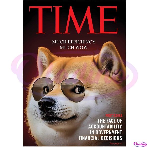 Doge Time Much Efficiency Much Wow PNG