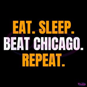 Eat Sleep Beat Chicago Repeat Green Bay Packers SVG