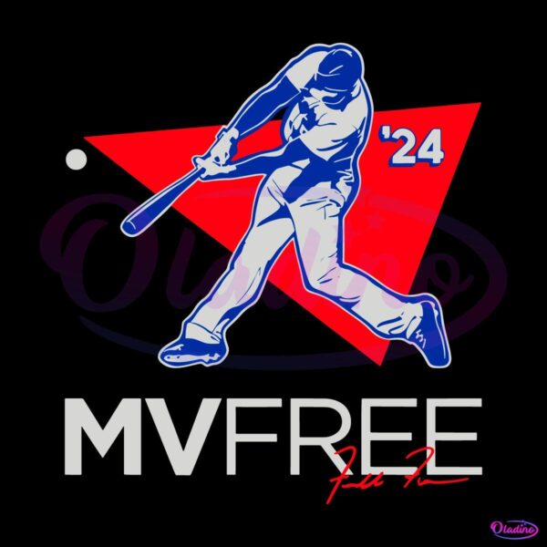 Freddie Freeman MVFree Los Angeles Baseball SVG