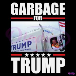 Garbage For Trump Funny Election 2024 PNG