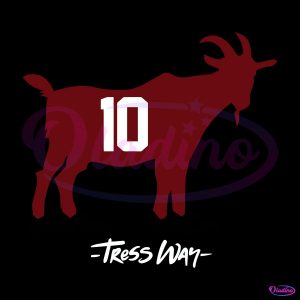 Goat Tress Way 10 Washington Commanders SVG