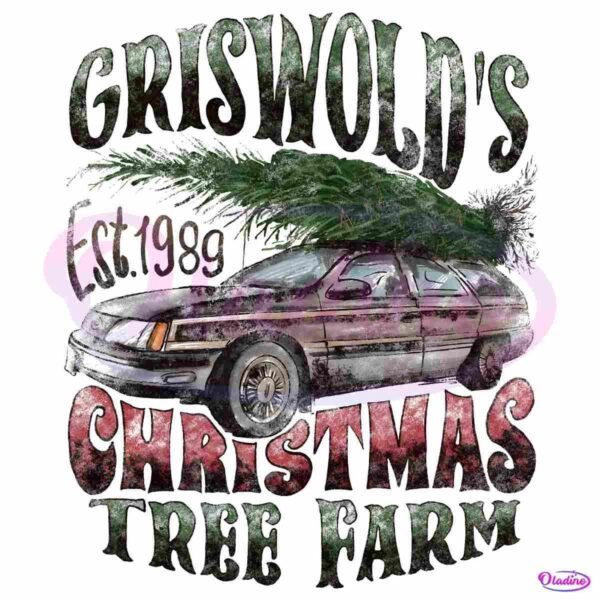 Griswolds Christmas Tree Farm Vintage Christmas Movie PNG