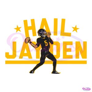 Hail Jayden Washington Commanders Jayden Daniels PNG