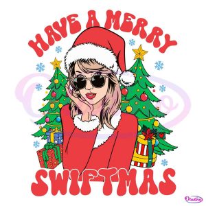 Have A Merry Swiftmas Retro Christmas Taylor Swift SVG