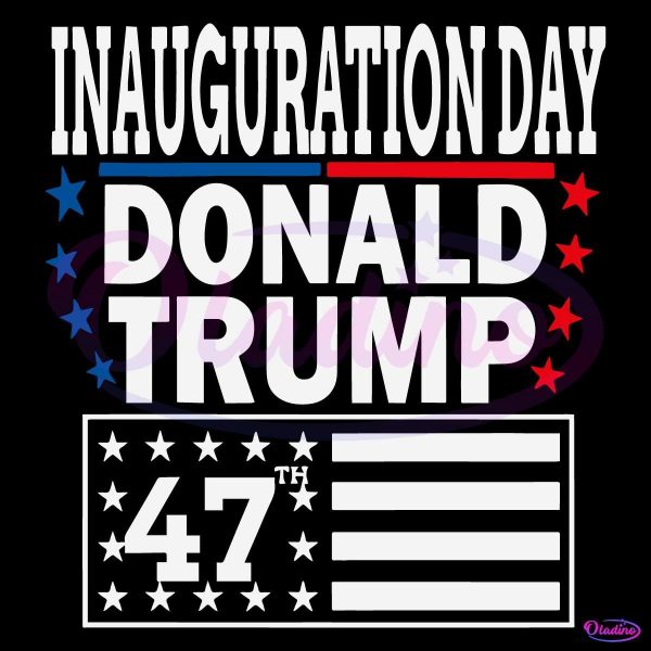 Inauguration Donald Trump America 47Th President SVG