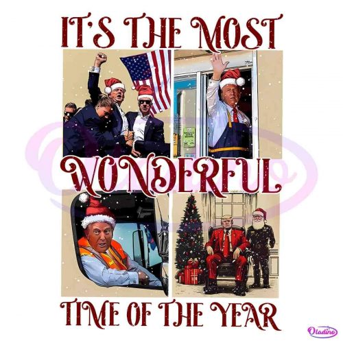 Its The Most Wonderful Time Of The Year Xmas Trump PNG