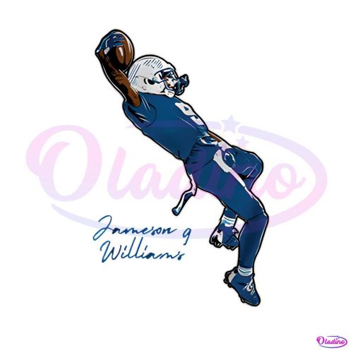 Jameson Williams Signature Td Celebration PNG