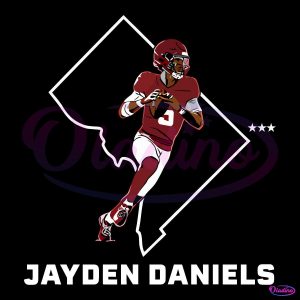 Jayden Daniels Washington Commanders State Star PNG