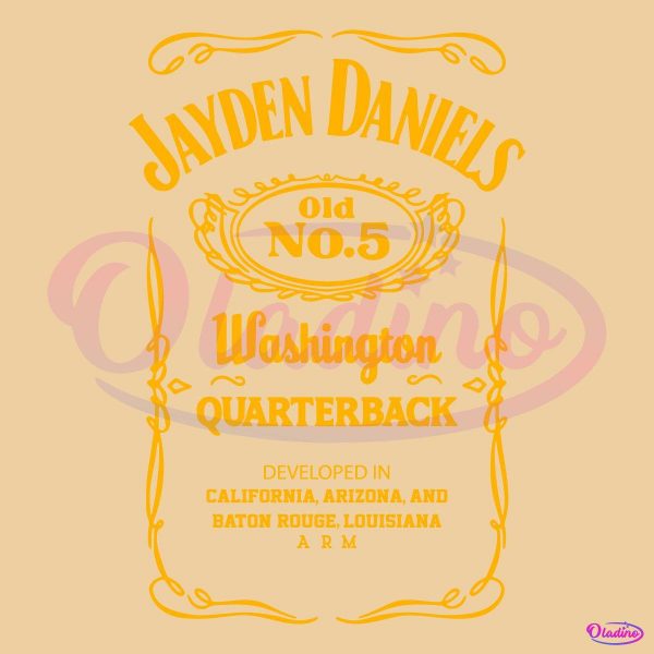 Jayden Daniels Washington Football SVG