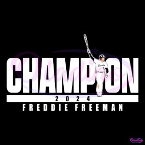 LA Champion 2024 Freddie Freeman SVG