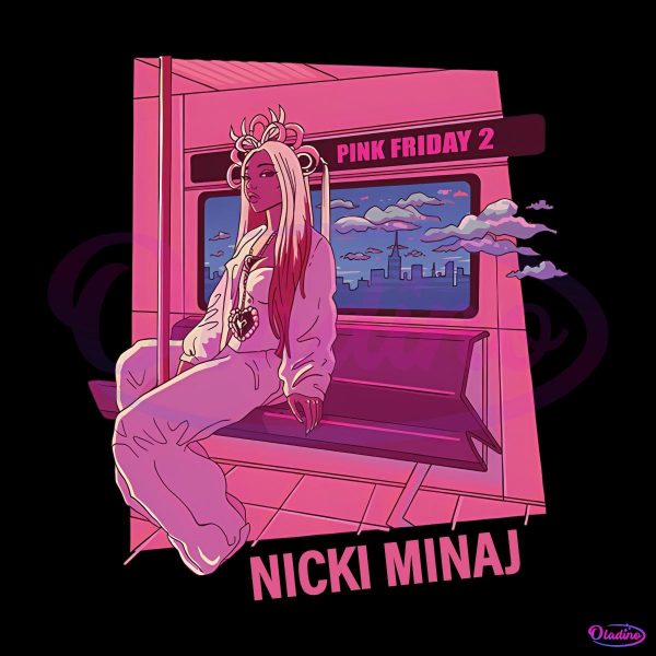 Lo Fi Nicki Minaj Pink Friday 2 World Tour PNG