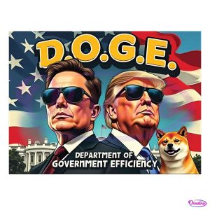 Musk And Trump Doge Department Of Government Efficiency PNG