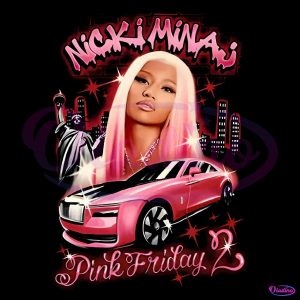 Nicki Minaj Pink Friday 2 World Tour Airbrush PNG