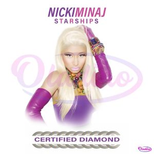 Nicki Minaj Starships Certified Diamond PNG