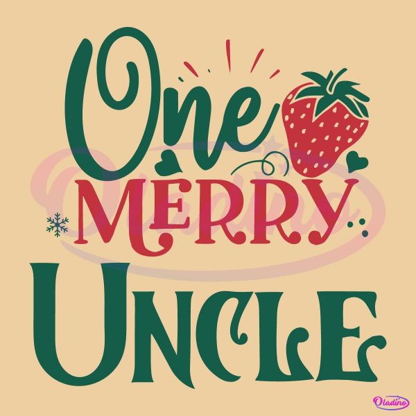 One Merry Uncle Christmas SVG