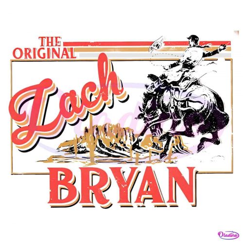 Retro 90S The Original Zach Bryant Country Music PNG