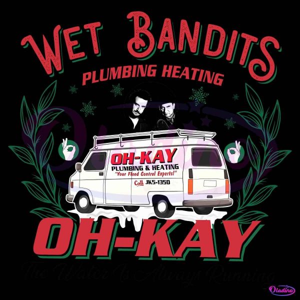 Retro Christmas Movies Wet Bandits Oh Kay PNG