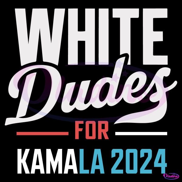 Retro White Dudes For Kamala Harris 2024 SVG