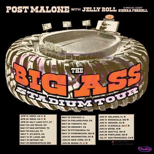 The Big Ass Stadium Tour Post Malone With Jelly Roll PNG