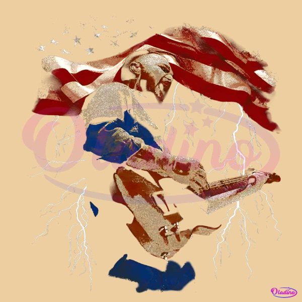 The Great American Zach Bryan Guitar PNG