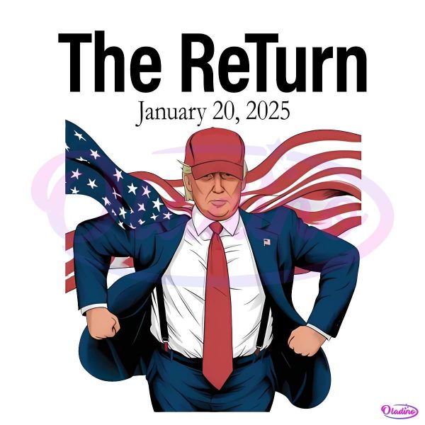 The Return January 20 2024 Inauguration Day Trump PNG