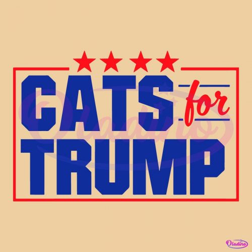 Trump 2024 Election Cats SVG