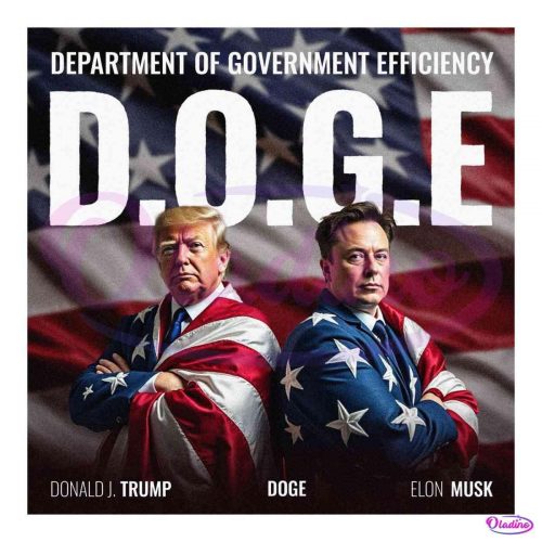 Trump And Musk Doge Make American Great Again PNG