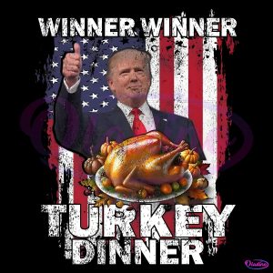 Trump Vance Winner Winner Turkey Dinner Thanksgiving PNG