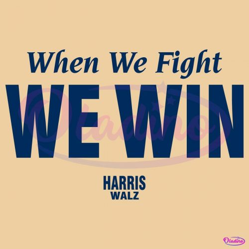 Victory in 2024 Elect Harris Walz for Success SVG