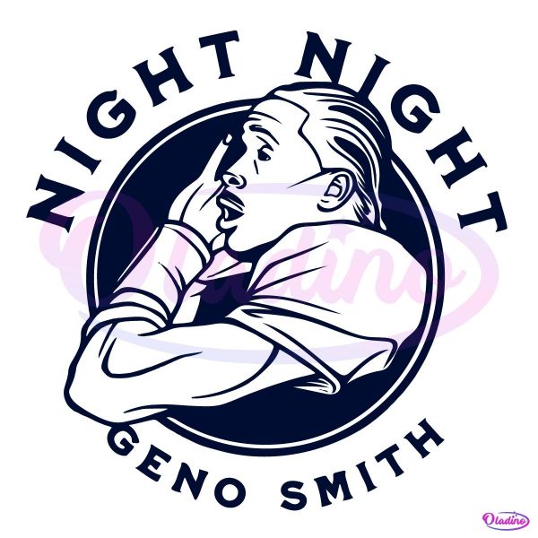 Vintage Night Night Geno Smith Seattle Seahawks SVG