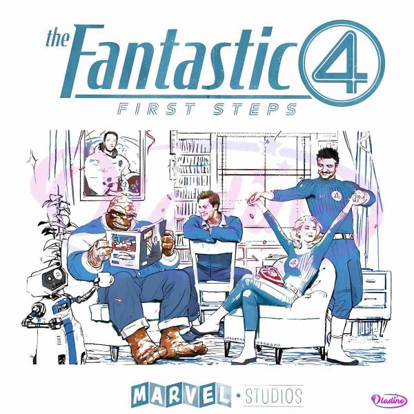 Vintage The Fantastic Four First Steps Mavel Studio PNG