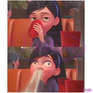 Violet Parr Meme Funny Disney Incredibles PNG