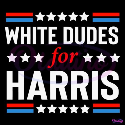 White Dudes For Harris Electing Harris Walz 2024 SVG