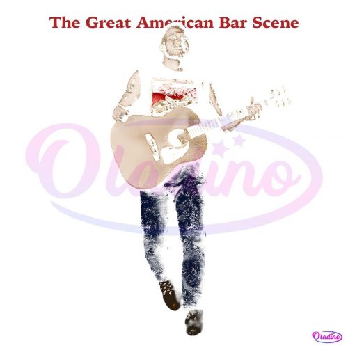 Zach Bryan Guitar The Great American Bar Scene Album PNG