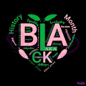 AKA Black History Month Alpha Kappa Alpha SVG