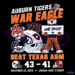 Auburn Football War Eagle Beat Texas A&M PNG