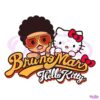 Bruno Mars With Hello Kitty SVG