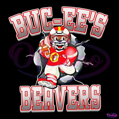 Buc Ees Beavers Football Logo Mascot PNG